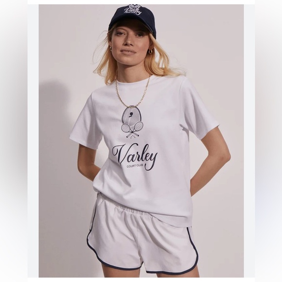 NWT Varley By Anthropologie Coventry Tee Tshirt - Picture 1 of 6